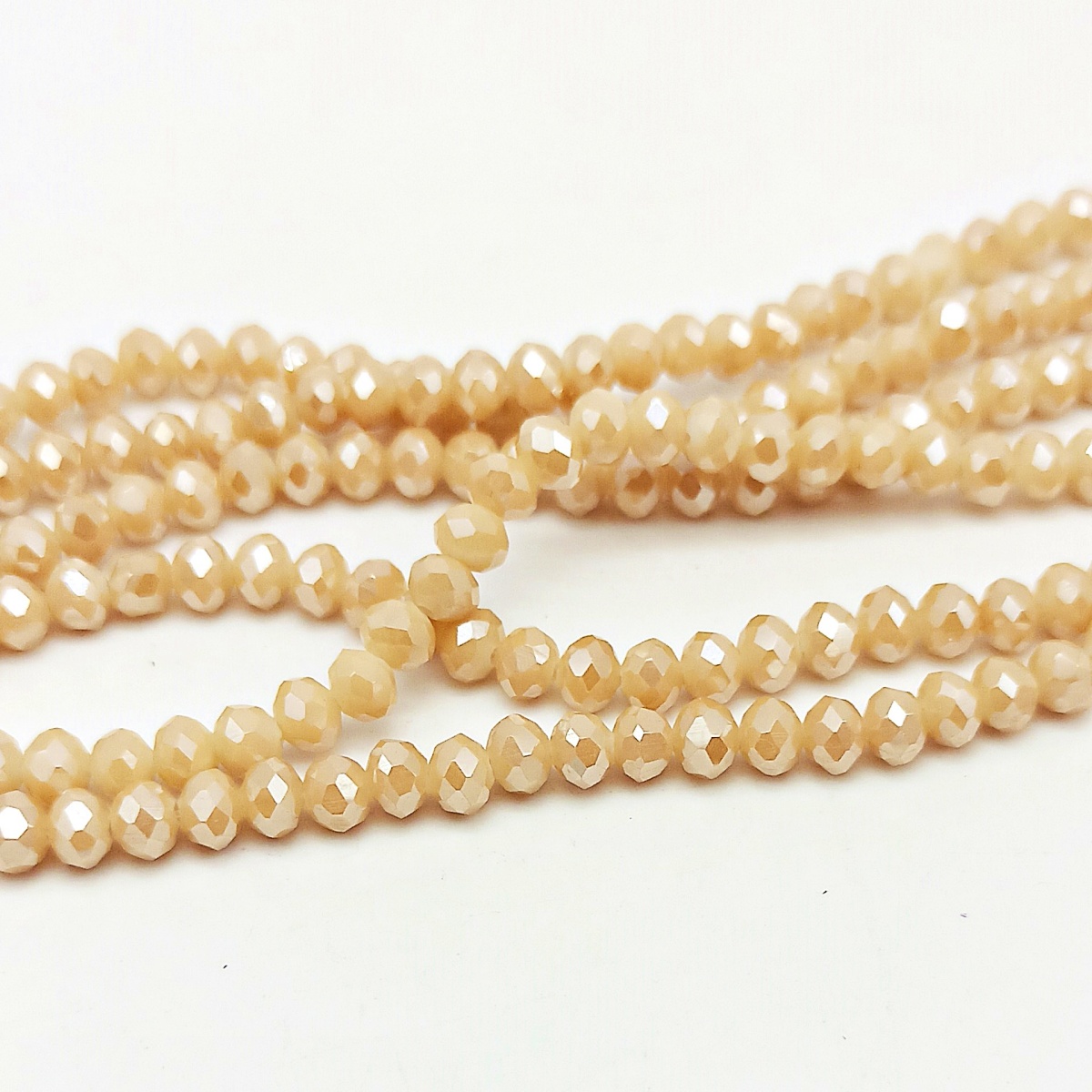 Mezzi cristalli 6 mm color Natural a/b - 85 pezzi