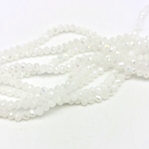 Mezzi cristalli 4 mm color Bianco a/b - 115 pezzi