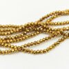 Mezzi cristalli 4 mm color Oro - 115 pezzi