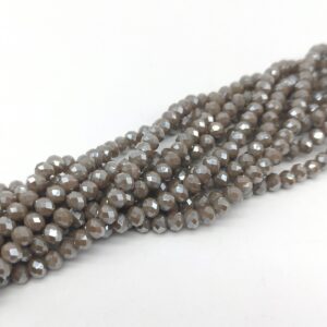 Mezzi cristalli 6 mm color Tortora a/b - 85 pezzi