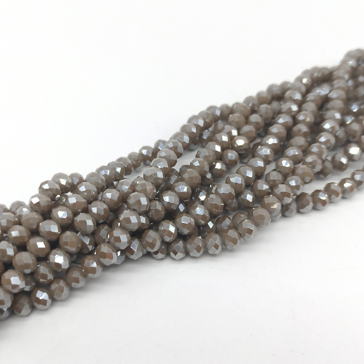 Mezzi cristalli 6 mm color Tortora a/b - 85 pezzi