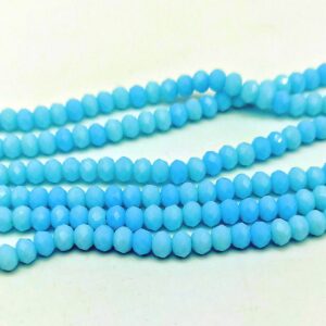 Mezzi cristalli 6 mm color Azzurro - 85 pezzi
