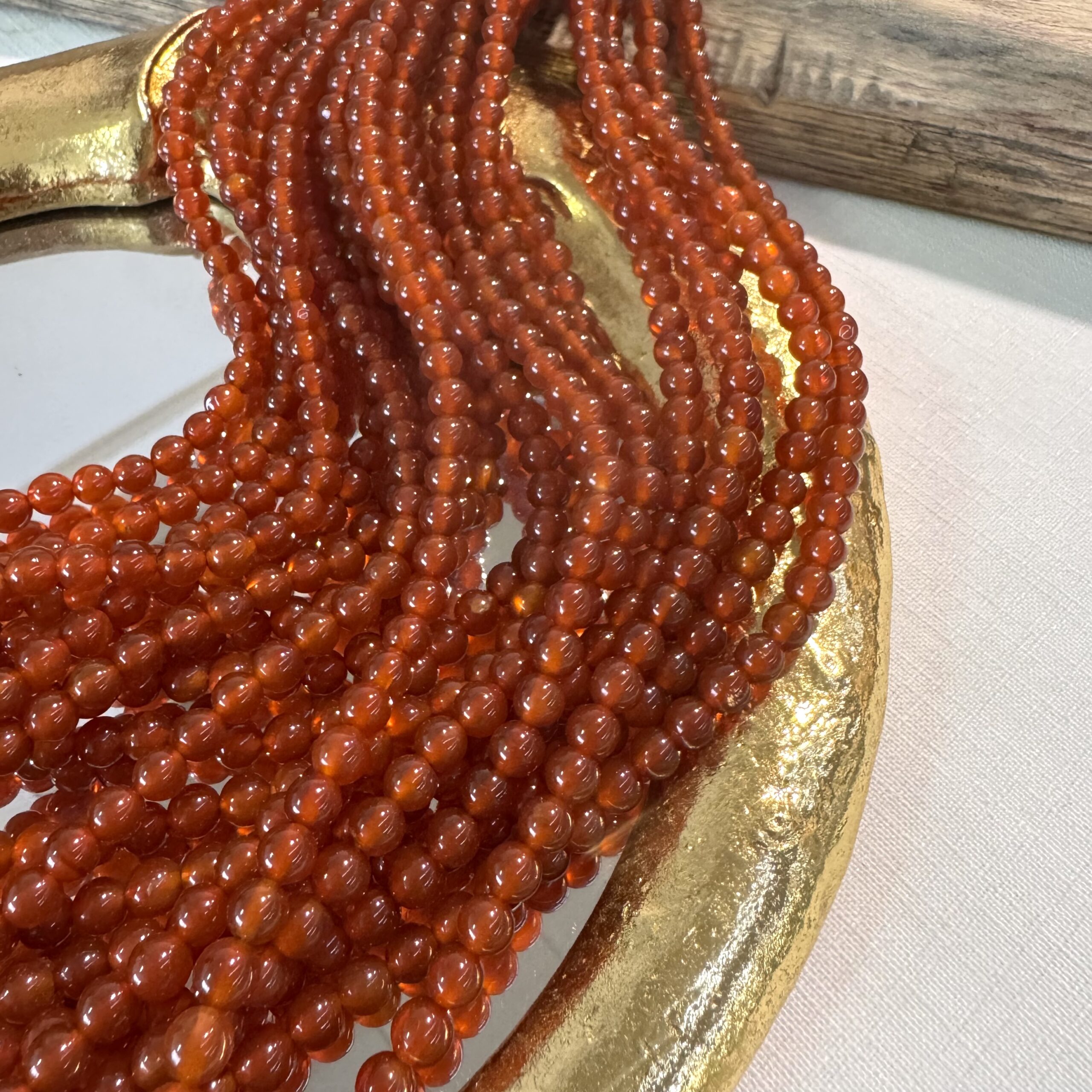 Corniola 6 mm liscia