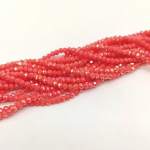 Cristallo 4 mm rosso vermiglio