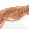 Cristallo 6 mm rosa pesca trasparente ab