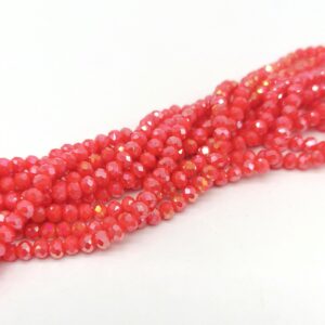 Cristallo 6 mm rosso vermiglio