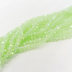 Cristallo 6 mm verde menta ab