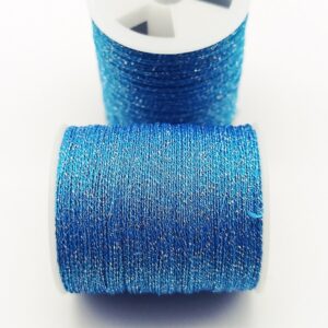 Bobina filo uncinetto azzurro pavone 0,2 mm