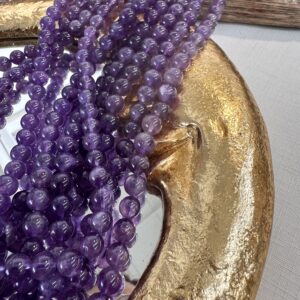 Ametista 6 mm liscia