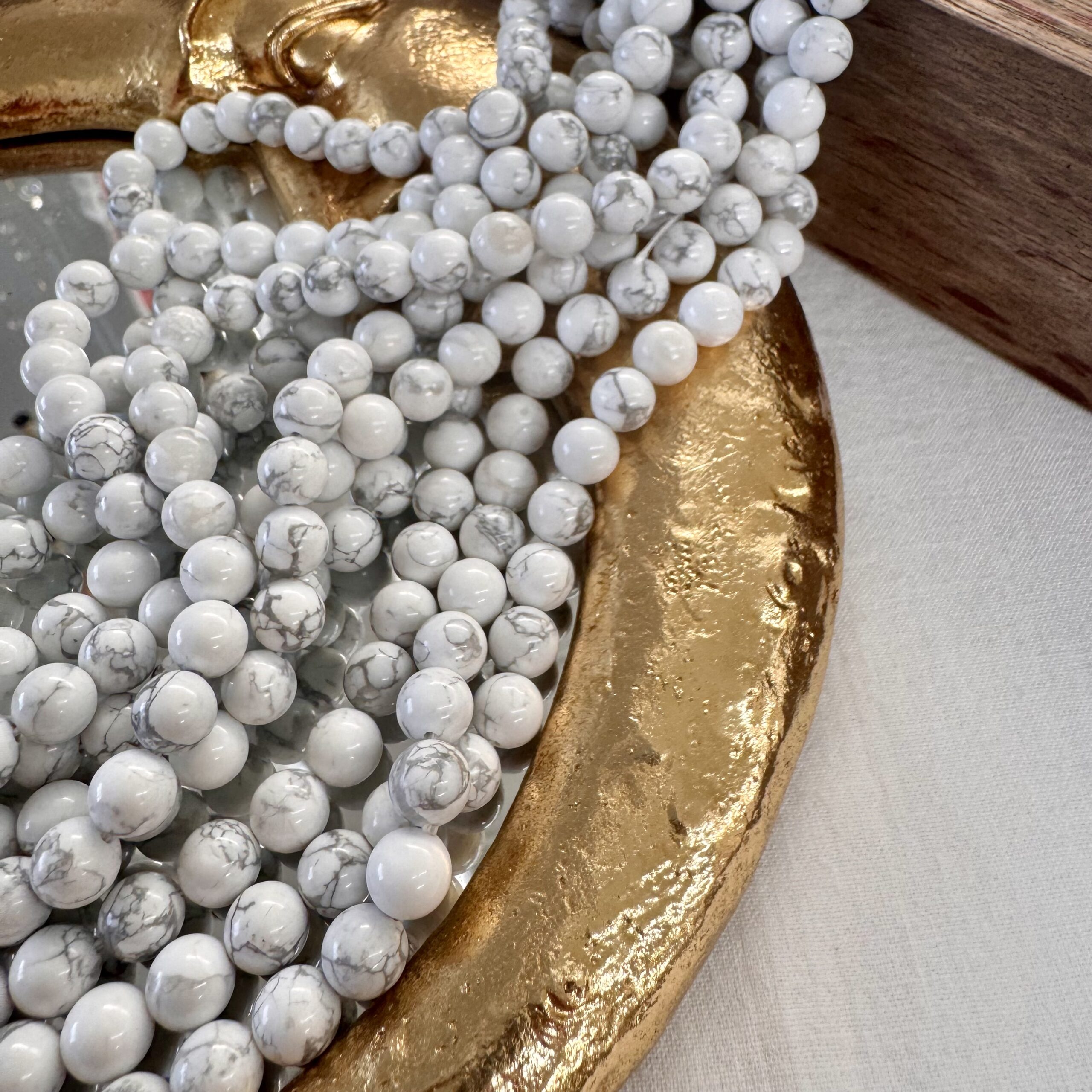 Aulite bianca 8mm liscia