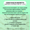 CORSO BASE DI UNCINETTO