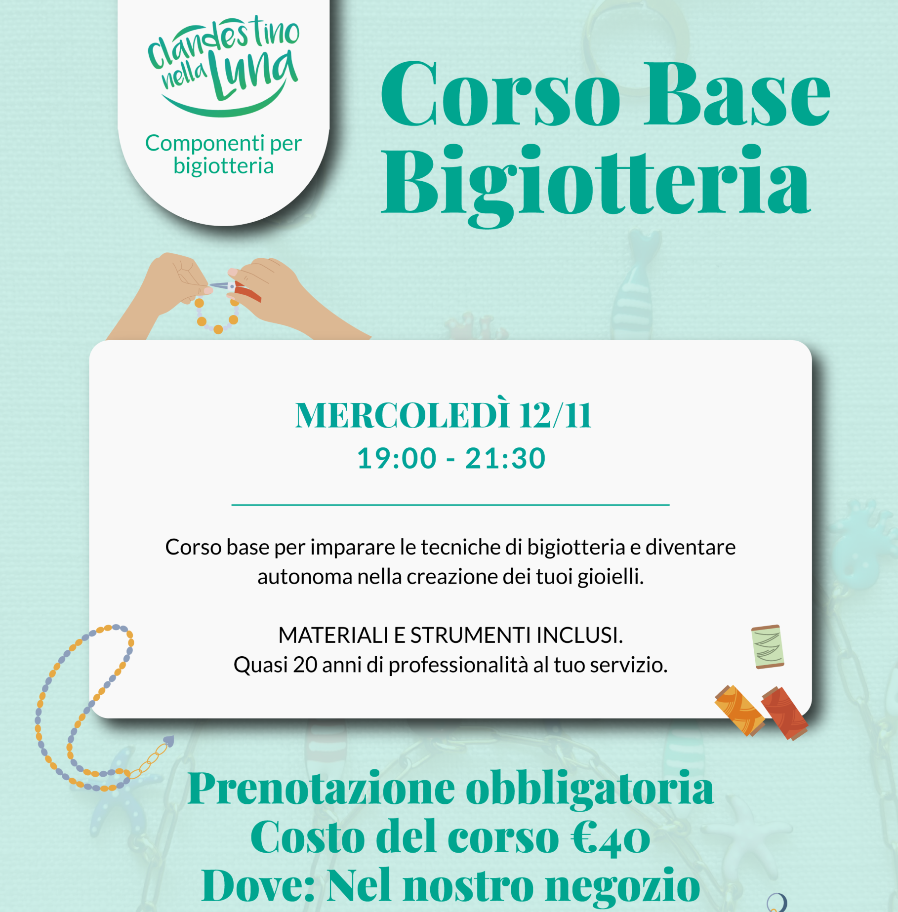 Corso Base Bigiotteria