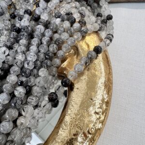 Quarzo Tormalinato 6mm