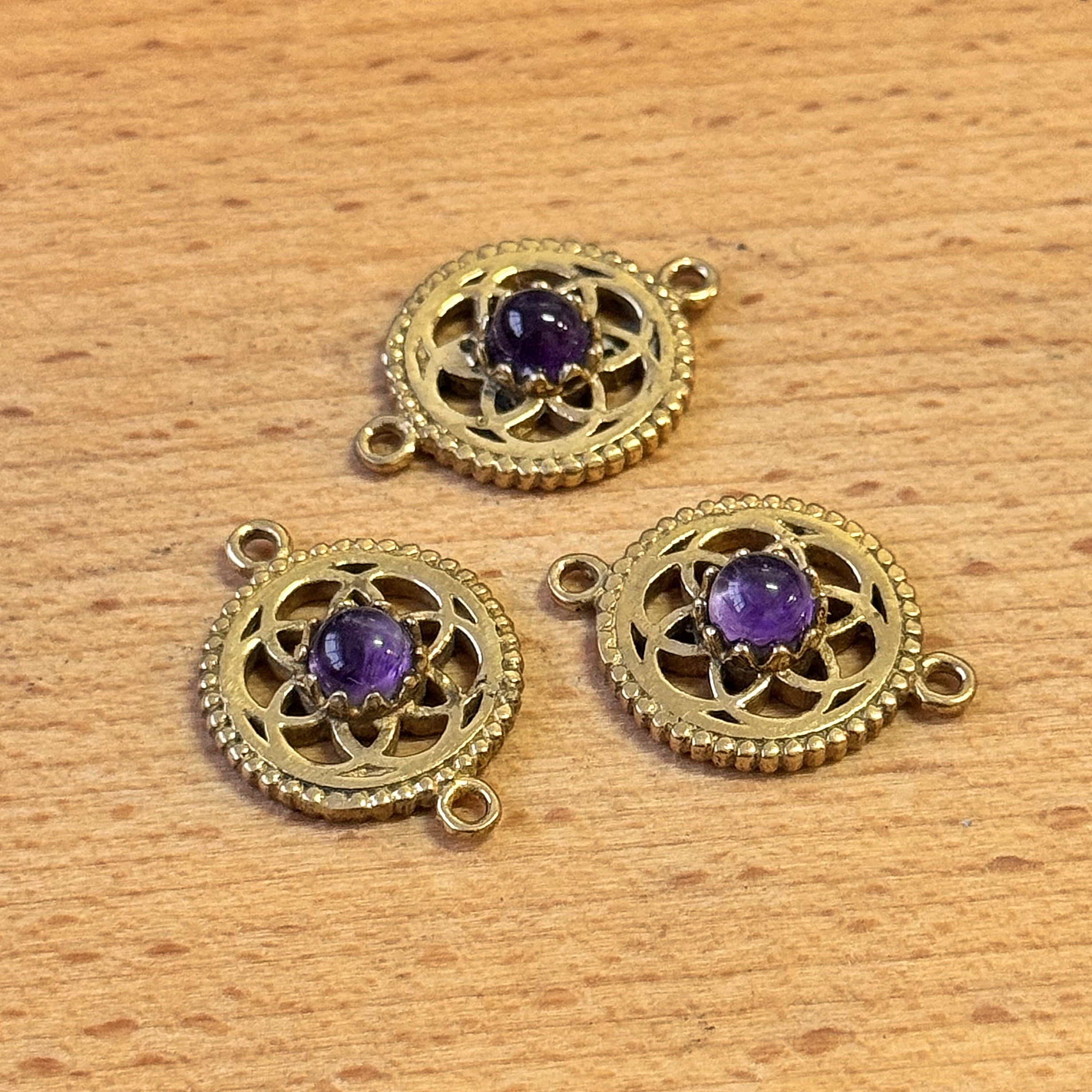 Connettore Mandala Ametista particolare