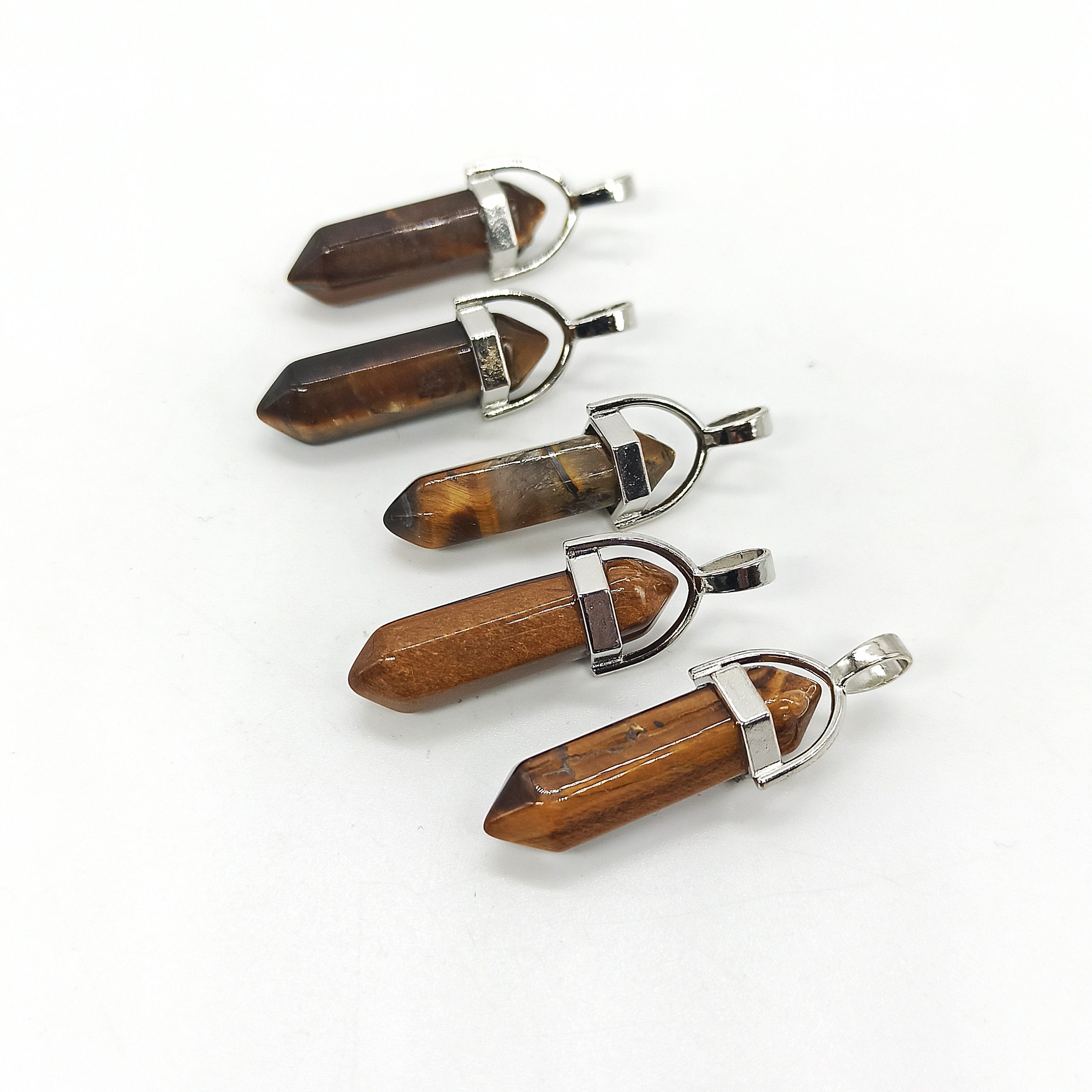 Pendente Occhio di Tigre argento