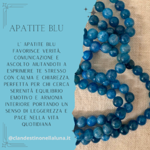 Top Quality Kit Mala Apatite Blu 6mm