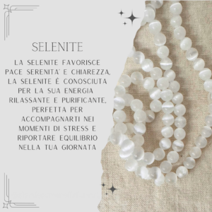 Top Quality Kit Mala Selenite 8mm