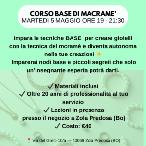CORSO BASE BIGIOTTERIA