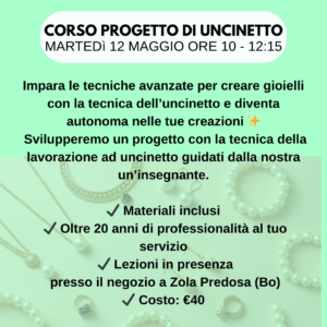 CORSO PROGETTO UNCINETTO