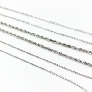 Alternative view of Catenina snake acciaio argentata