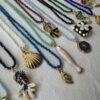 Collana Acciaio Cristallo taglio zircone con ciondoli