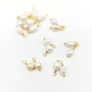 Coppia perle con gancio orefice