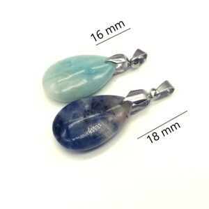 Alternative view of Gancio per pendente acciaio 18 mm