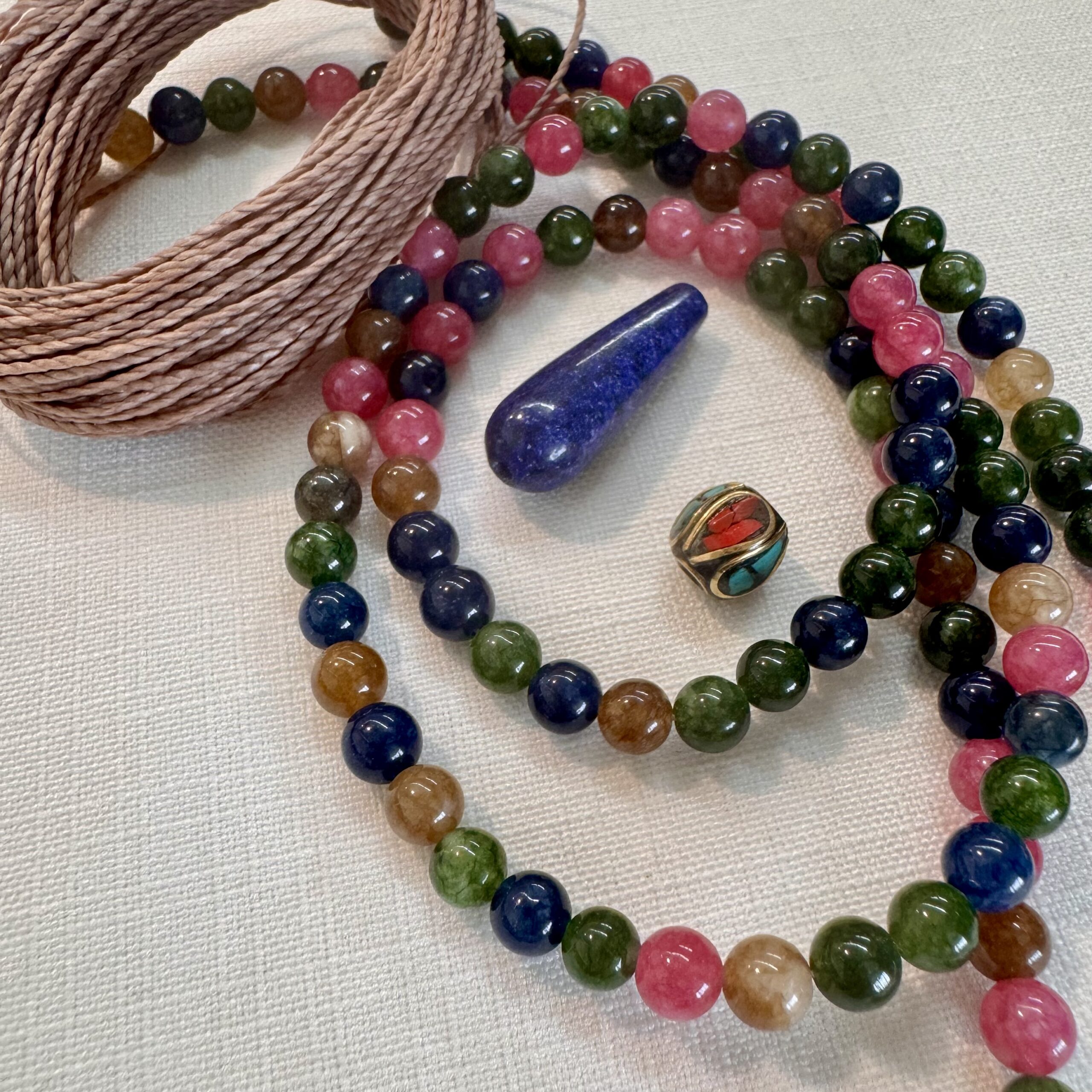 Kit mala Agata Sottobosco 6mm - immagine 2