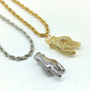 Manine cubic zirconia