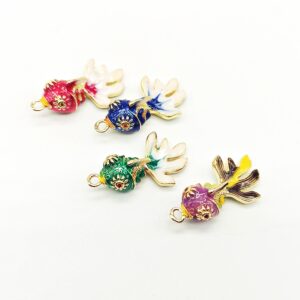 Pendente cloisonnè Karpa Koi