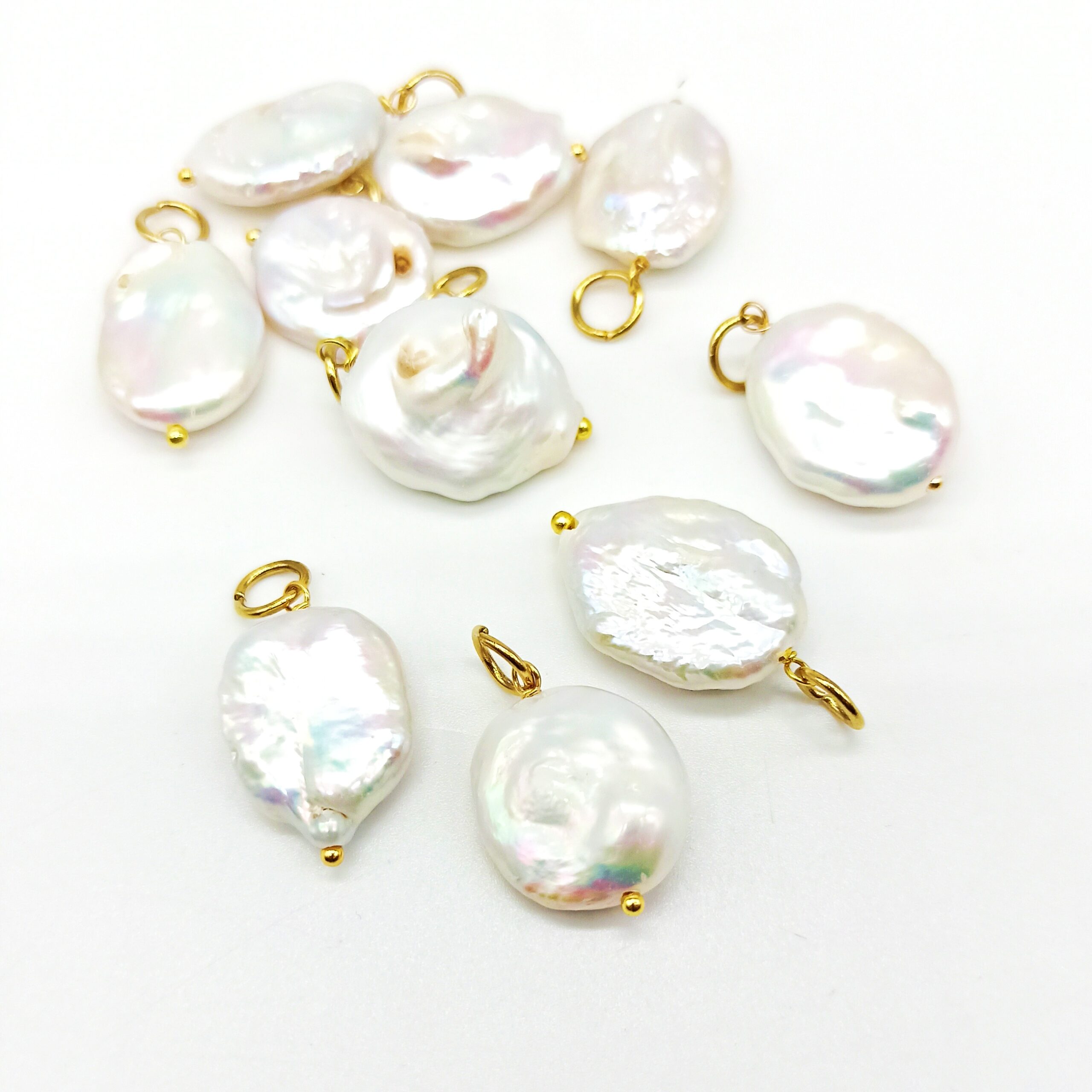 Perle con anellina e perno a pallina