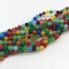Agata multicolor 6 mm sfaccettata