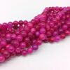 Agata fuxia 8 mm liscia