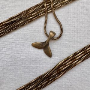Catenina snake ottone dorato