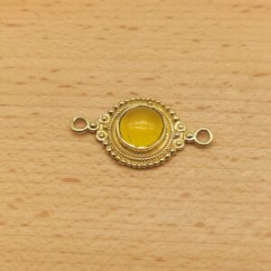 Cerchio decorato agata gialla