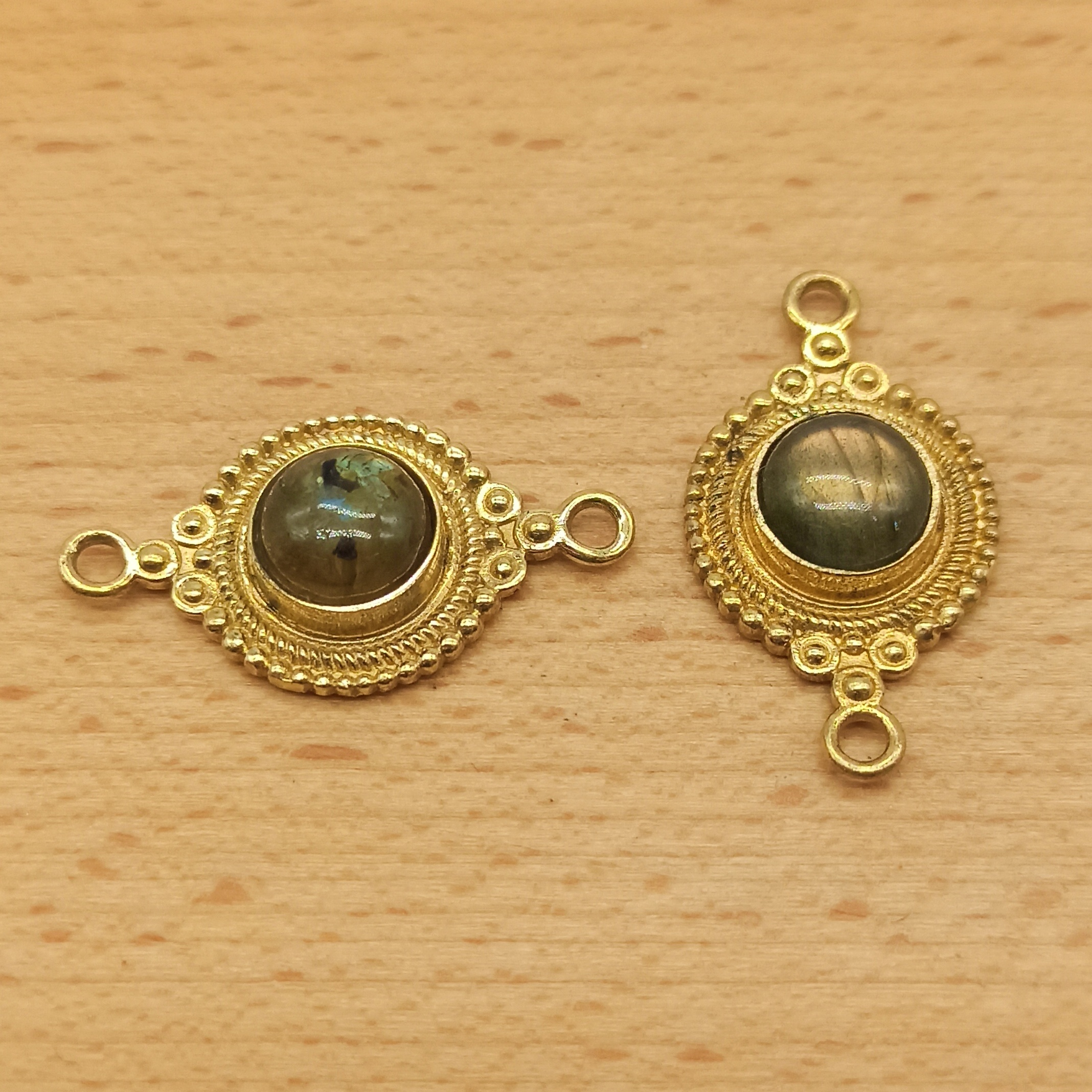 Cerchio decorato - Labradorite - immagine 2