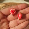 Ciondolo cuore rosso