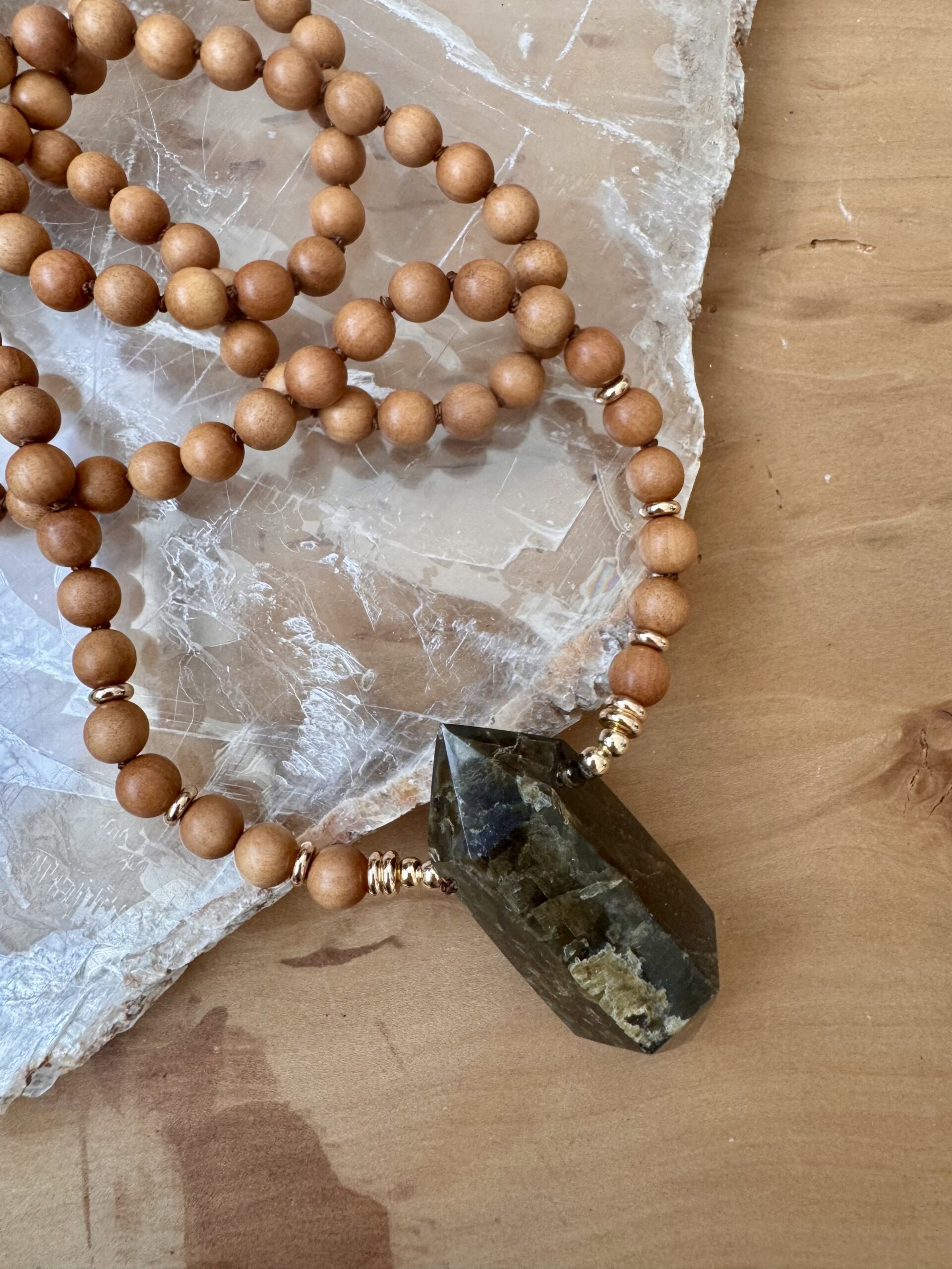 Collana Biterminato Labradorite