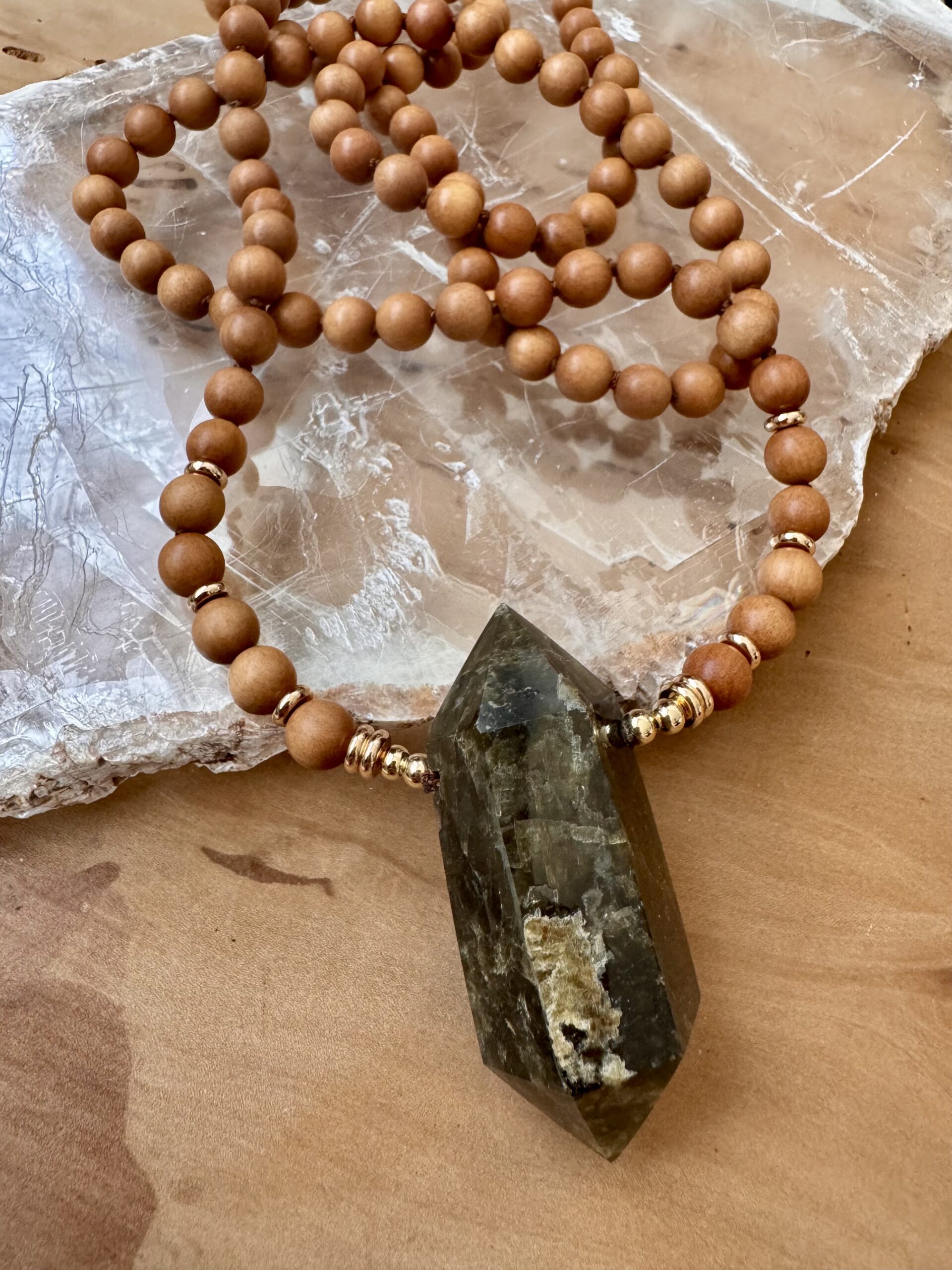 Collana Biterminato Labradorite - immagine 3