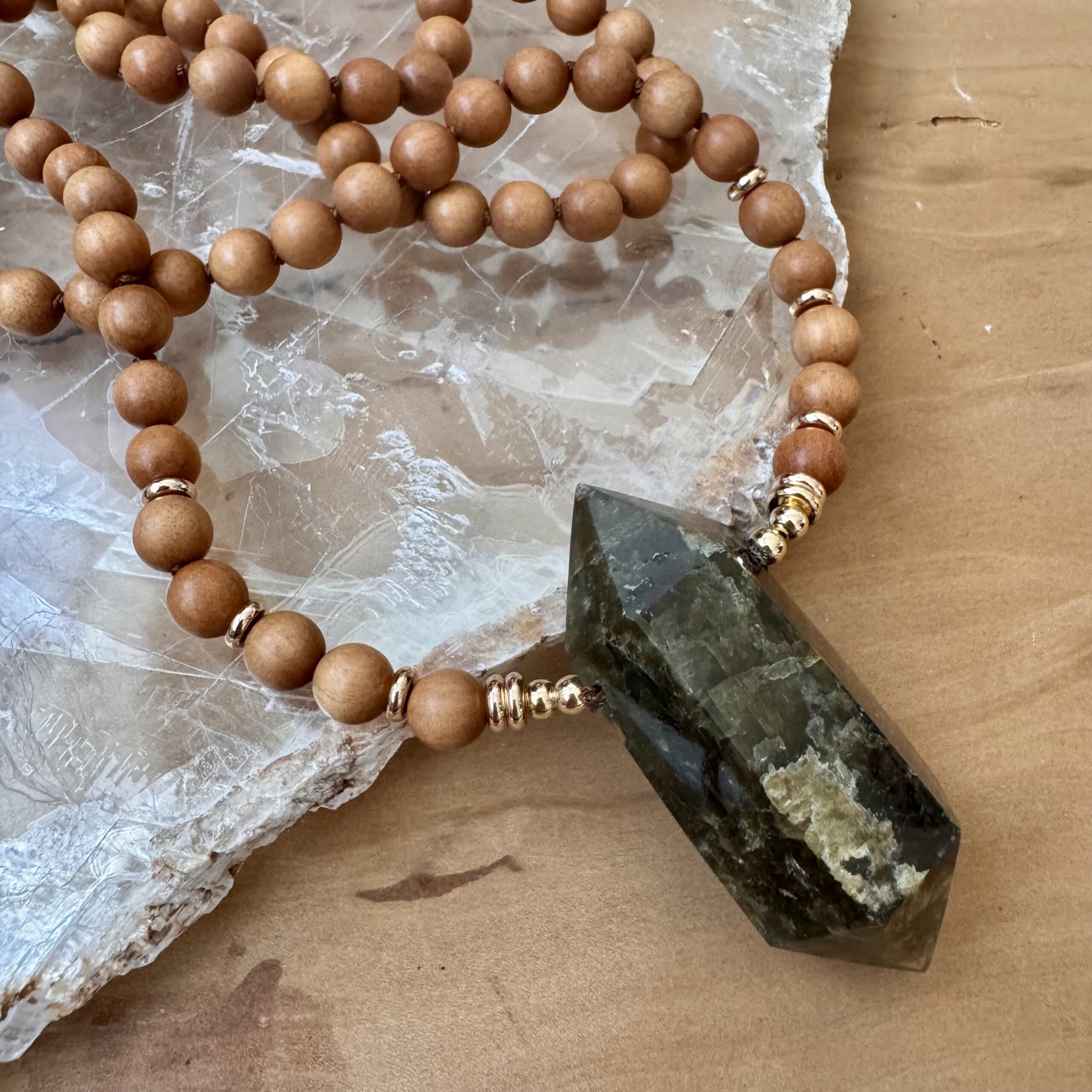Collana Biterminato Labradorite - immagine 2