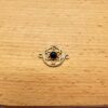 Connettore ottone mandala onice nero