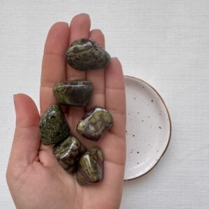 Diaspro Sangue di Drago Burattata