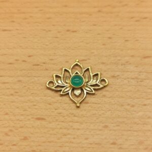 Fior di loto agata verde