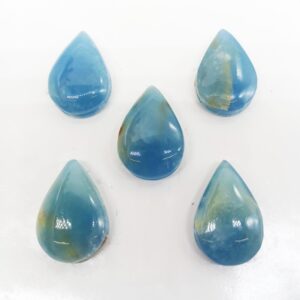 Alternative view of Cabochon goccia Onice cielo