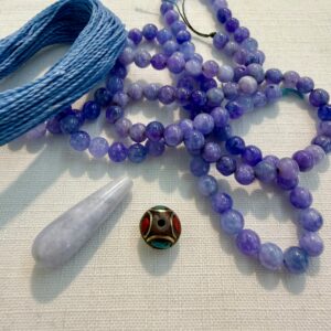 Alternative view of Kit Mala Agata Glicine 6mm