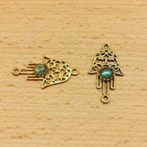 Alternative view of Mano di Fatima - Labradorite