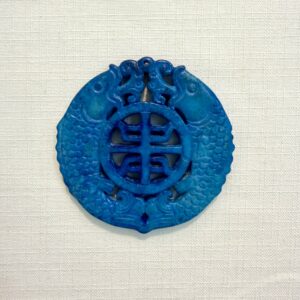 Medaglione Giada Blu Carpe