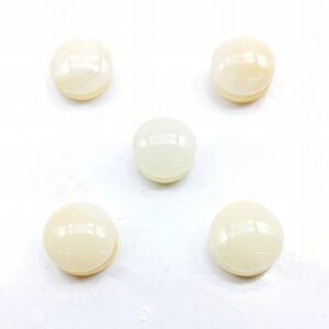 Cabochon tondo piccolo Onice bianco
