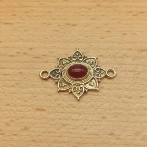 Ovale decorato corniola