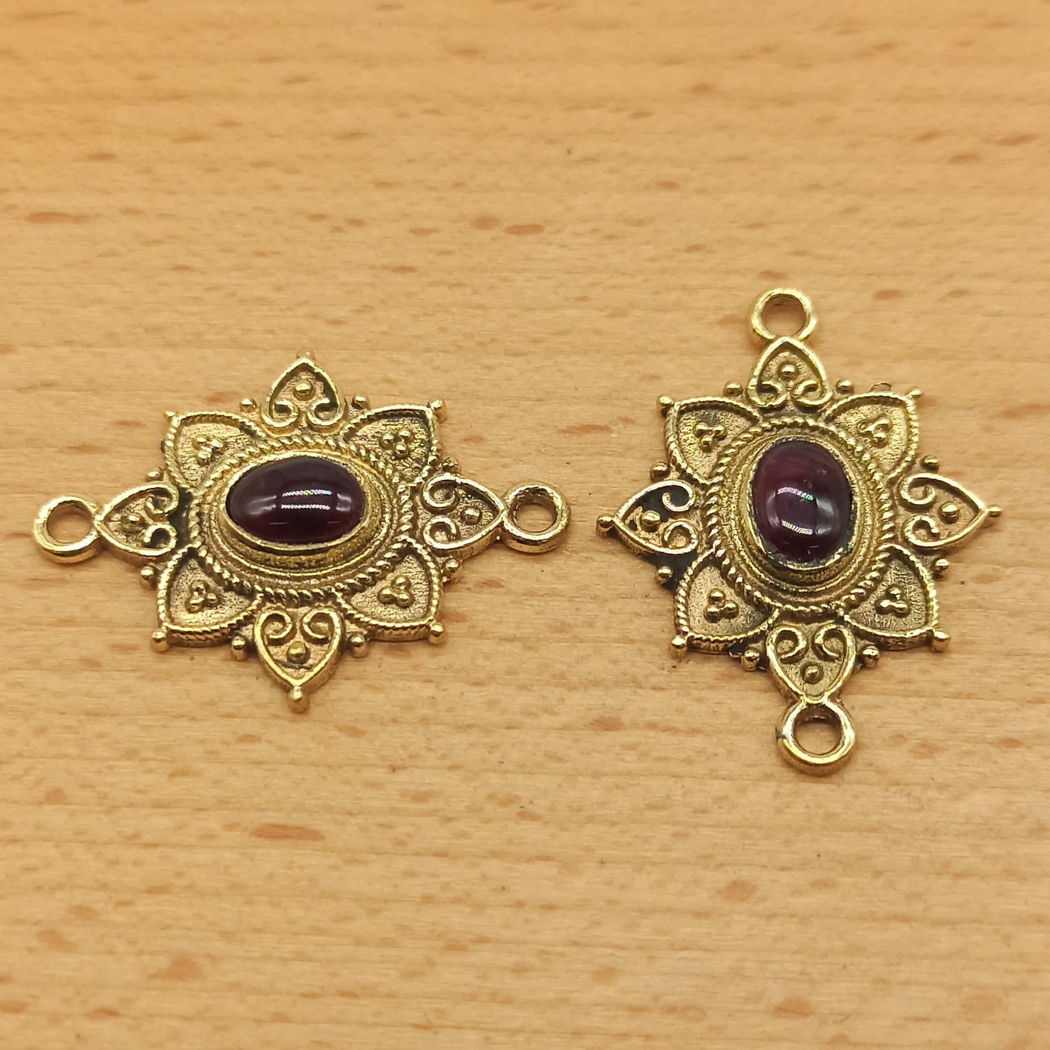 Ovale decorato - Granato - immagine 2